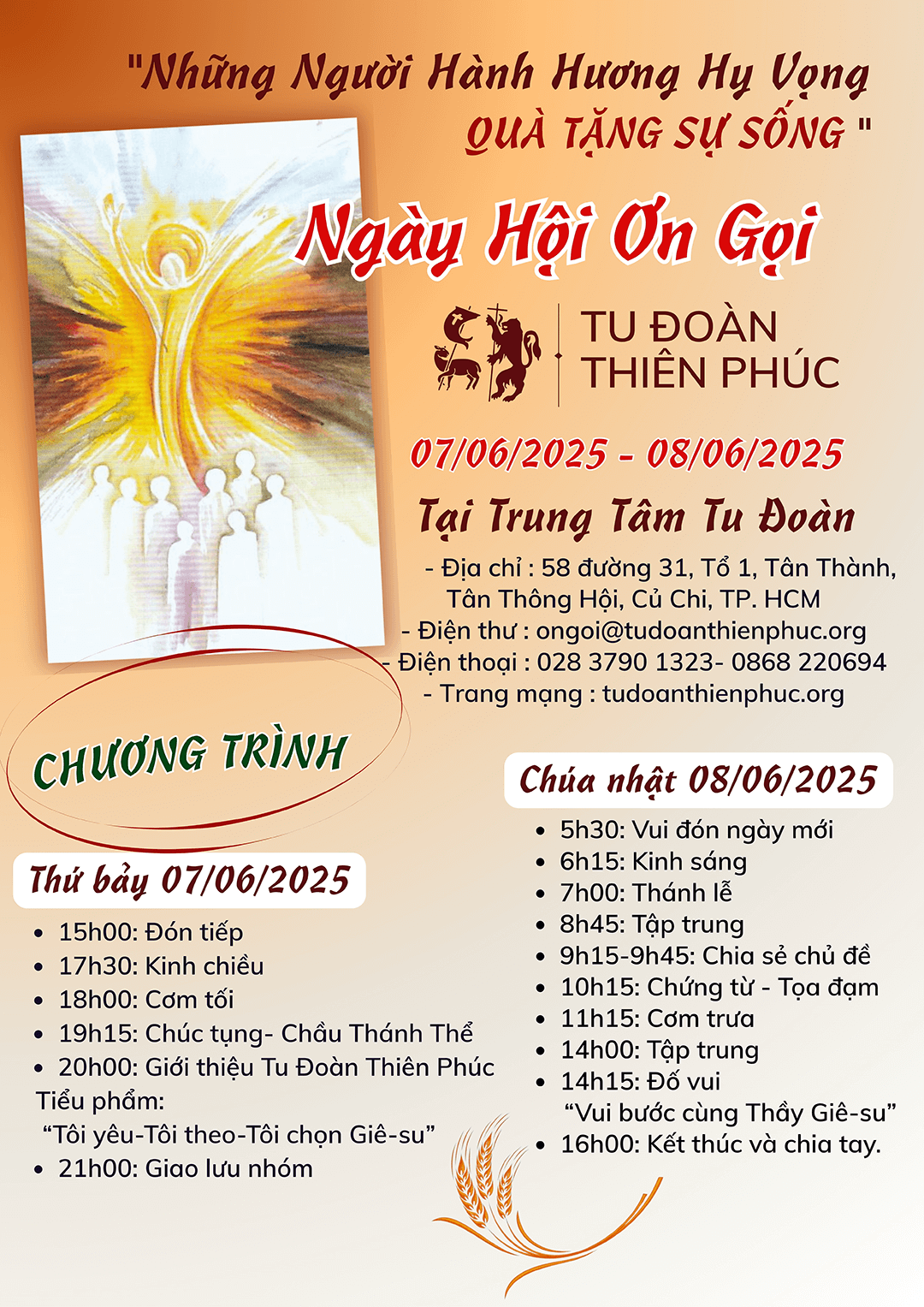 ngày hội ơn gọi tu đoàn thiên phúc 2025
