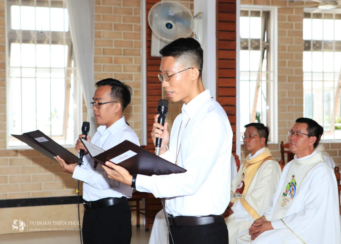 thánh lễ tiên khấn tu đoàn thiên phuc 08/2026