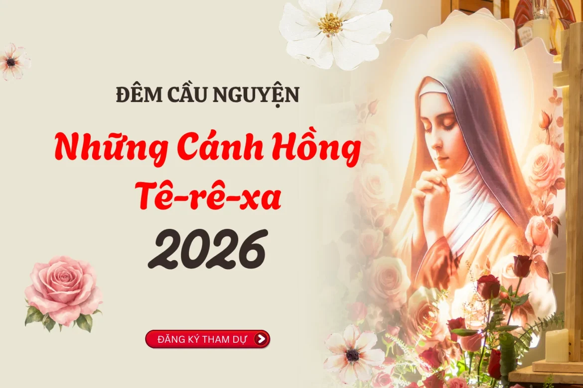 đăng ký tham dự đêm cầu nguyện những cánh hồng têrêsa